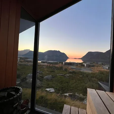 別荘 Hoda - Luxury With Jacuzzi And Sauna Lyngværet