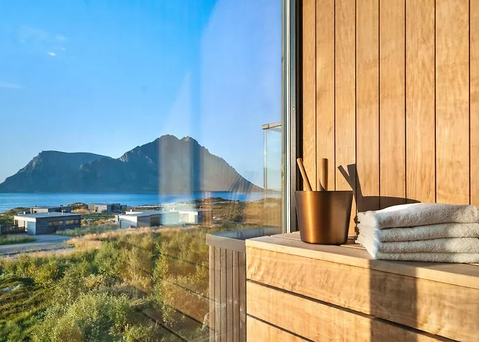 Hoda - Luxury With Jacuzzi And Sauna Vakantiehuis Lyngværet